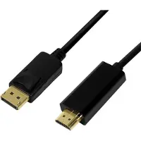 Logilink CV0126 Câble de connexion DisplayPort 1.2 - HDMI 1.4, 1,0 m