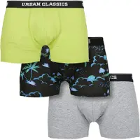 Urban Classics Boxers bleu / bleu nuit / jaune / gris