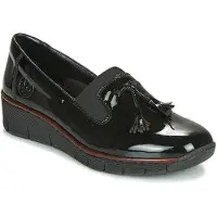 Rieker Chaussure basse 'Softlack-Slipper' noir