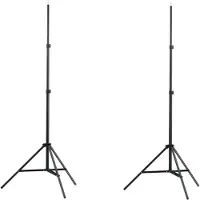 vidaXL Supports de lumière 2 pcs Hauteur 78-210 cm