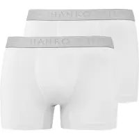 Hanro Boxers 'Essentials' gris / blanc naturel