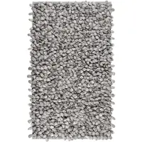 Aquanova Tapis de Bain Aquanova Rocca Gris Argenté-60 x 100 cm