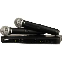 Shure BLX288E/PG58-H8E système micro sans fil (2 micros)