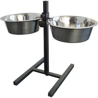 Brekz Porte gamelle avec écuelles pour chien