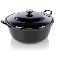 Le Creuset Faitout 32 cm Noir Ébène