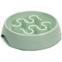 Beeztees Gamelle Anti-Glouton Mélaminée Dimensions : Ø 25 X H. 5,5 Cm - 1 L