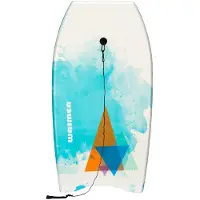 Waimea Bodyboard Waimea EPS Print Slick Board Blanc Turquoise