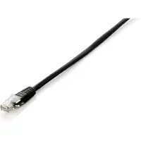 Equip Câble patch Cat6 U/UTP 2xRJ45 7.50m noir PVC Polybag
