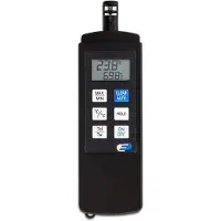 TFA-Dostmann Radio thermo-/hygromètre Dewpoi, Thermomètre + hygromètre, Noir