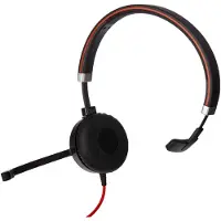 Jabra Evolve 40 MS mono - Micro-casque - supra-aural - filaire - USB, connecteur 3,5 mm - Skype pour les entreprises