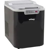 Weasy KW12 Machine à glaçons/ 12 kg de glaçons par jour / 1,5 litre / Indicateur de niveau d'eau / noir
