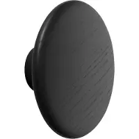 Muuto Dots Wood Lot de Hooks Black | Ø 9 cm