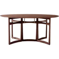 &tradition Drop Leaf Dining Table HM6 Table à Manger Oiled Walnut