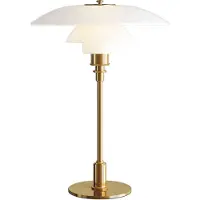 Louis Poulsen PH 3½-2½ Glass Lampe de Table Brass metallised