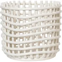 Ferm Living Panier en Céramique Large | Off White