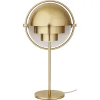 Gubi Lampe de Table , Multi-Lite, Or / laiton, Salon / séjour, Métal, Design