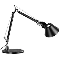 Artemide Lampe de Table , Tolomeo Micro, Noir, Bureau / espaces de travail, Métal, Design