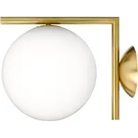 Flos IC Lights Plafonnier/Applique IC Lights Ceiling|Wall 1 | Brushed Brass