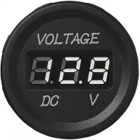 Pricenet Voltmètre numérique encastrable 6-30V sous blister