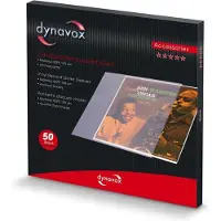 Dynavox Pochettes extérieures pour disques vinyles Pack de 50, Platine : accessoires, Transparent