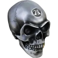 Alchemy England Articles De Décoration Gothic de Alchemy England - Crâne Alchimiste Métallisé - pour Unisexe - couleur argent - Taille Standard