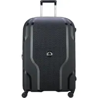 Delsey Clavel Valise à 4 Roulettes 76 cm Noir