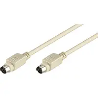 Pro Câble PS2 PS2 mâle - PS2 mâle 5,00 m ivoire -