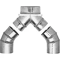 NOVY 906298 broekstuk 2 x Ø 150 mm - Ø 200 mm