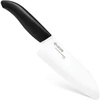 Kyocera Petit Couteau Santoku Noir 14cm