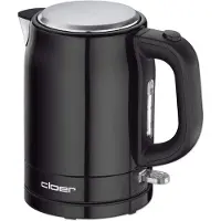 Cloer 4510 Bouilloire en acier inoxydable noir 1L