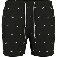 Urban Classics Shorts de bain noir / blanc