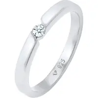 Elli DIAMONDS Bague 'Diamond' argent