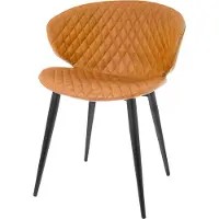 Riverdale - Eetkamerstoel Elin cognac 78cm Bruin