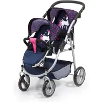 Reig Musicales Poussette Double Pour Poupées 73x63x46 Cm