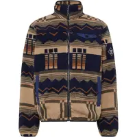 Iriedaily Veste en polaire 'Insaneia' marine / marron / kaki