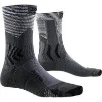 X-socks Chaussettes de Cyclisme X-Socks Bike Race Grey White-Taille 35 - 38