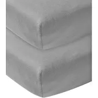 Meyco jersey drap housse 2-pack 70x140/150 gris
