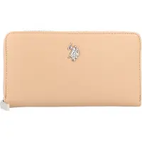 U.S. POLO ASSN. porte-monnaie Jones Zip Around Wallet Beige brun