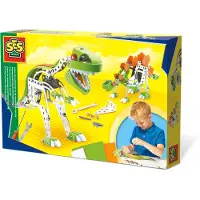 SES Creative SES Kit de construction de dinosaures en métal 14958