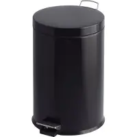 Brabantia V-Part Poubelle - 3 l - Noir - Poubelle à pédale