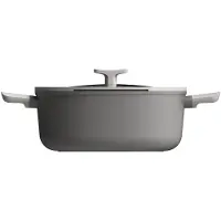 Berghoff Leo Lite casserole avec couvercle en aluminium Ø28 cm grise
