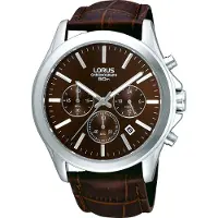 Lorus Montre à affichage analogique pueblo / moka / argent