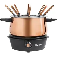 Bestron Ensemble de fondue AFD850CO 1500 W 1,5 L Cuivre