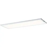 Paulmann Ace LED Panel - Plafonnier - blanc - 10x30cm - sat - métal - plastique