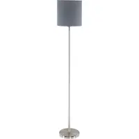 Eglo Lampadaire Pasteri 28cm nickel mat avec teinte grise