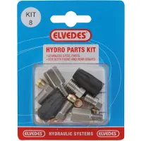 Elvedes M9x1.25 + M6 Magura Mt2 Hydraulic Parts Kit Argenté