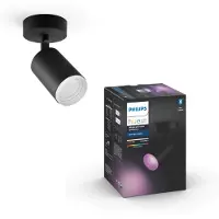Philips Hue Fugato Spot Monté en Surface White and Color - Noir - 1 spot