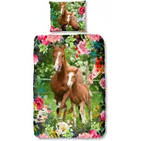 Good Morning Housse de couette pour enfants Foal 140x200/220 cm
