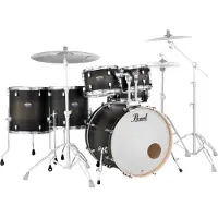 Pearl Decade Maple DMP926SP/C262 Satin Black Burst batterie 6 pièces
