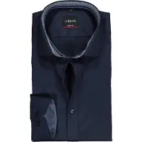 Venti Homme Venti Body Fit Chemise bleu, Faux uni